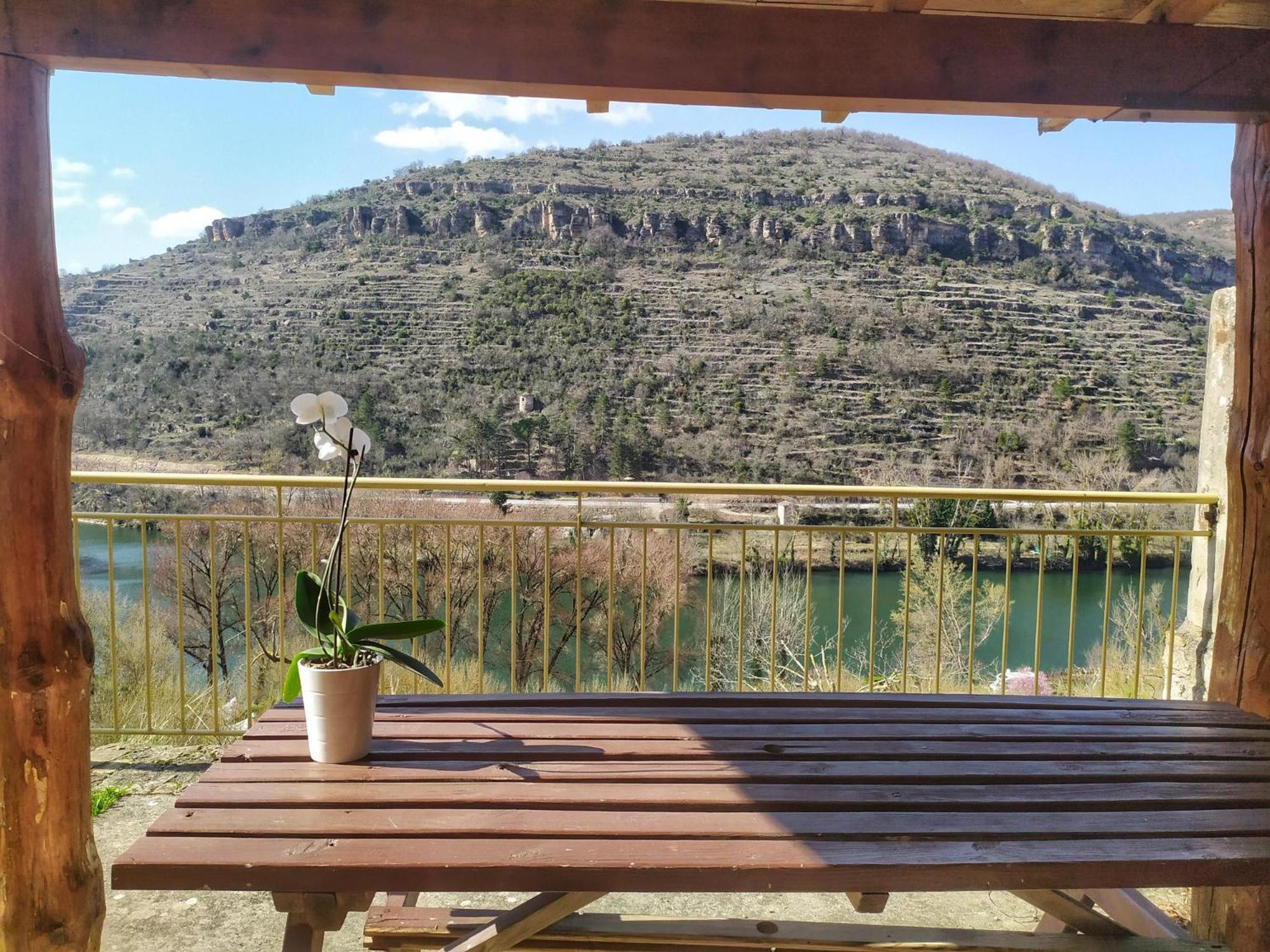 Camping Cascade Aveyron Saint-Rome-de-Tarn Bagian luar foto