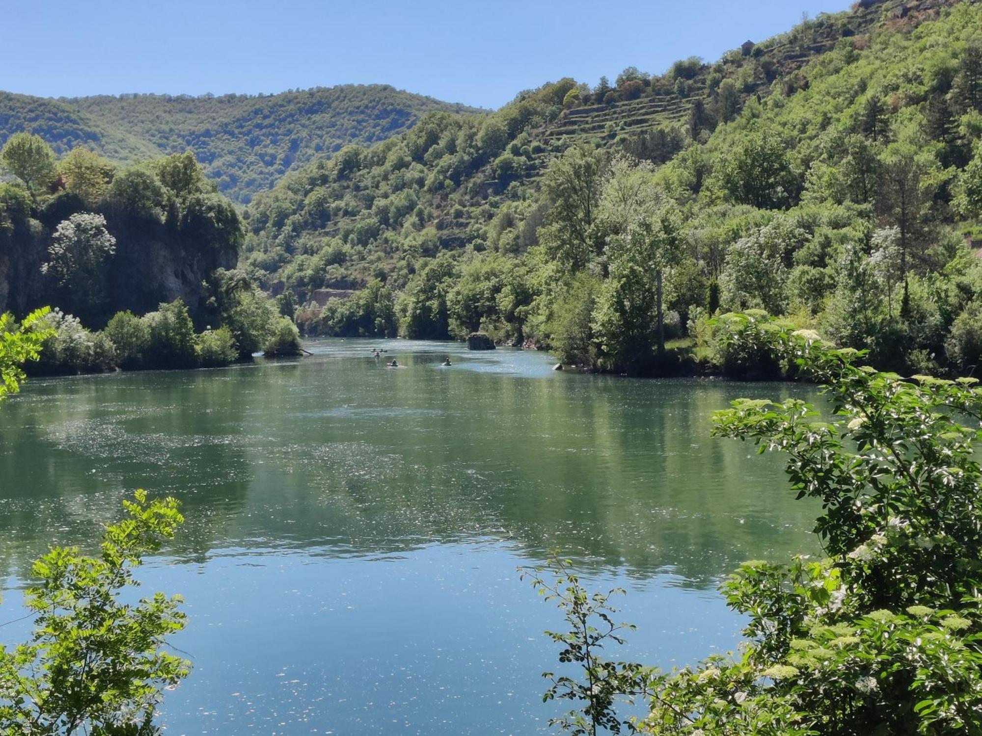 Camping Cascade Aveyron Saint-Rome-de-Tarn Bagian luar foto